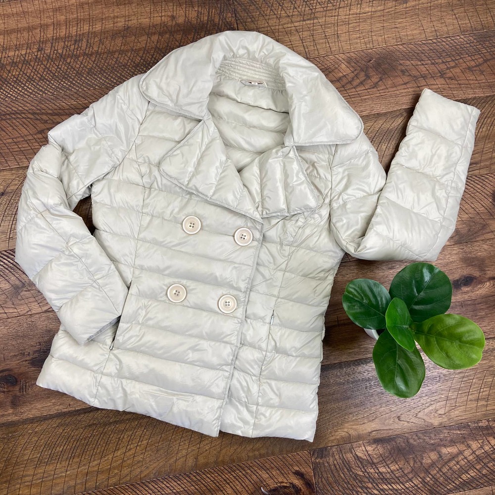 SUNDANCE M Down Filled Puffer Jacket cream feather